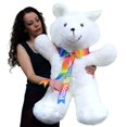 thumbnail image 1 of Happy Birthday Giant Teddy Bear 36 Inches Soft, Happy Birthday Neck Ribbon, Made in USA, 1 of 1