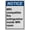Warning Sign 2, variant on Industrial ANSI Vertical MRI X Ray Microwave Warning Sign - 8"x12" Weatherproof, UV Resistant for Indoor/Outdoor Workplace (X-Ray in use)