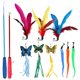 thumbnail image 1 of Juguetes De Plumas De Gato Juguete Interactivo De Varita De Gato Plumas Retráctiles Teaser Divertido Gato Teaser Juguete Para Interior 11 Uds Minnieouse PT001147-00, 1 of 7