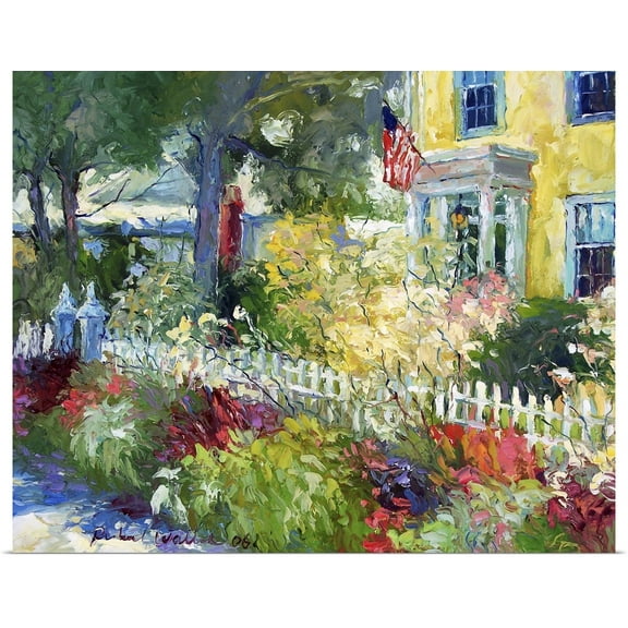 Great BIG Canvas | Rolled Richard Wallich Poster Print entitled Sidewalk's Edge