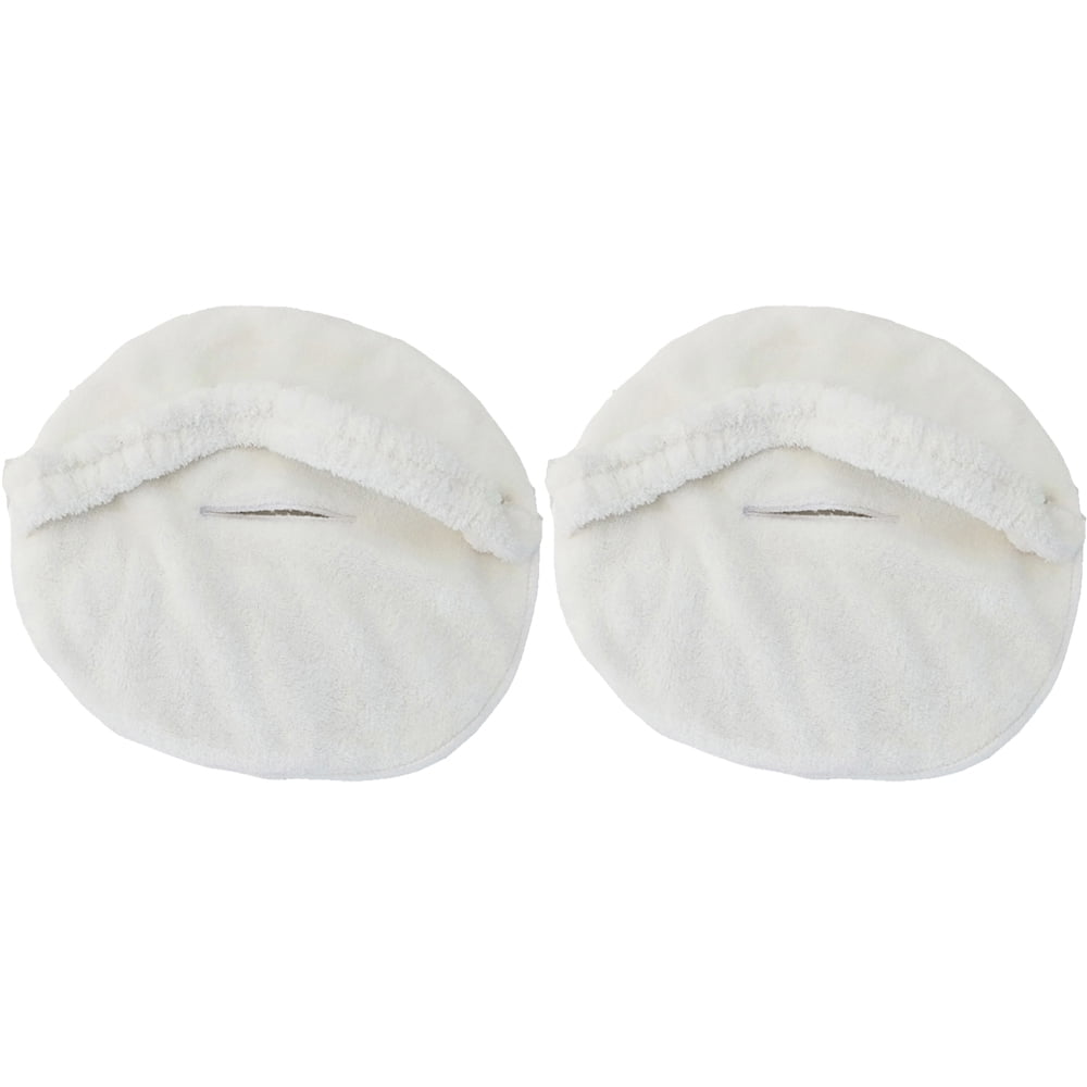 2 Pcs Hot Compress Face Towel Masks, Reusable Facial Steamer Towel for