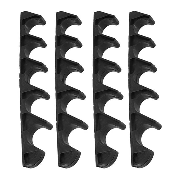 Toyvian 4Pcs Plastic Furniture Adjuster with Five Tooth Hook for Secure Connection of Folding