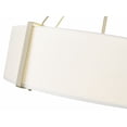 thumbnail image 3 of 28206-MG/WH Millennium Lighting Telfar - 6 Light Pendant-27 Inch Tall and 30 Inch Wide-Modern Gold/White Finish, 3 of 6