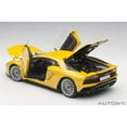 thumbnail image 4 of Autoart AA79132 Lamborghini Aventador S New Giallo Orion 1 by 18 Scale Model Car, Pearl Yellow, 4 of 10