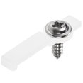 thumbnail image 1 of Unique Bargains LED Strip Mounting Brackets, Fixing Clips with Screws for 10mm Wide 5050 Non-waterproof LED Strip, Nylon 100Pcs, 1 of 5