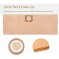 thumbnail image 6 of Pack 10 (8+2) 19-3100 vacuum bags for Stanley 5-6 gallon wet and dry vacuum cleaners Disposable and reusable paper dust collection bags, 6 of 6