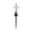 Solar Powered Lights(1PC,White) A10, variant on Solar Cross Garden Stake Light 19 Inch LED Pathway Light Waterproof for Lawn Garden Easter Cemetery Memorial Grave Decorations (White) (1 Cross)