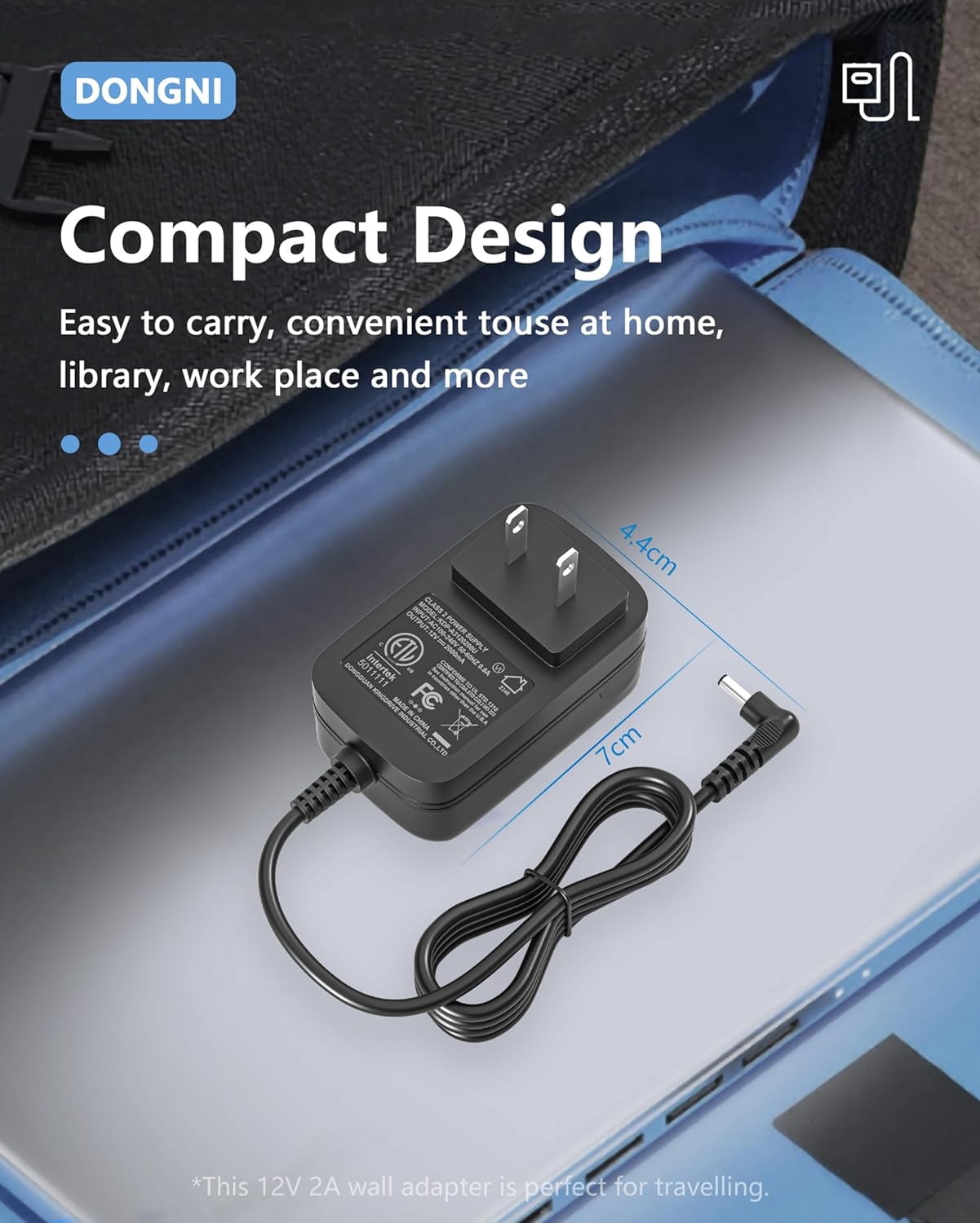 12V 2A Charger for Gateway Laptop GWTC116-2BK GWTC116-2BL GWTN156-11BK GWTN116 GWTN133 GWTN141 SAW30-120-2000U GWNC21524 Laptop Power Supply (UL Listed)
