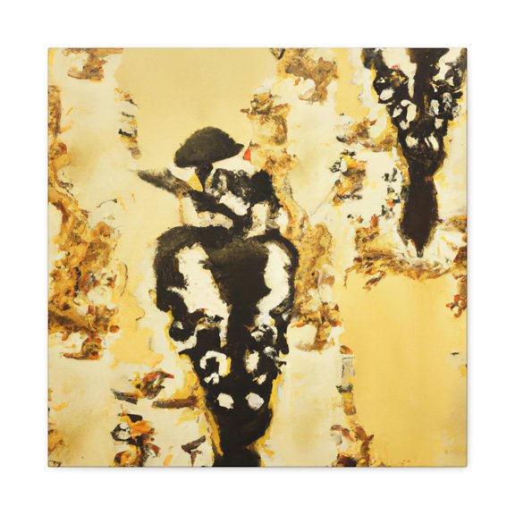 Downy Woodpecker Bliss - Canvas