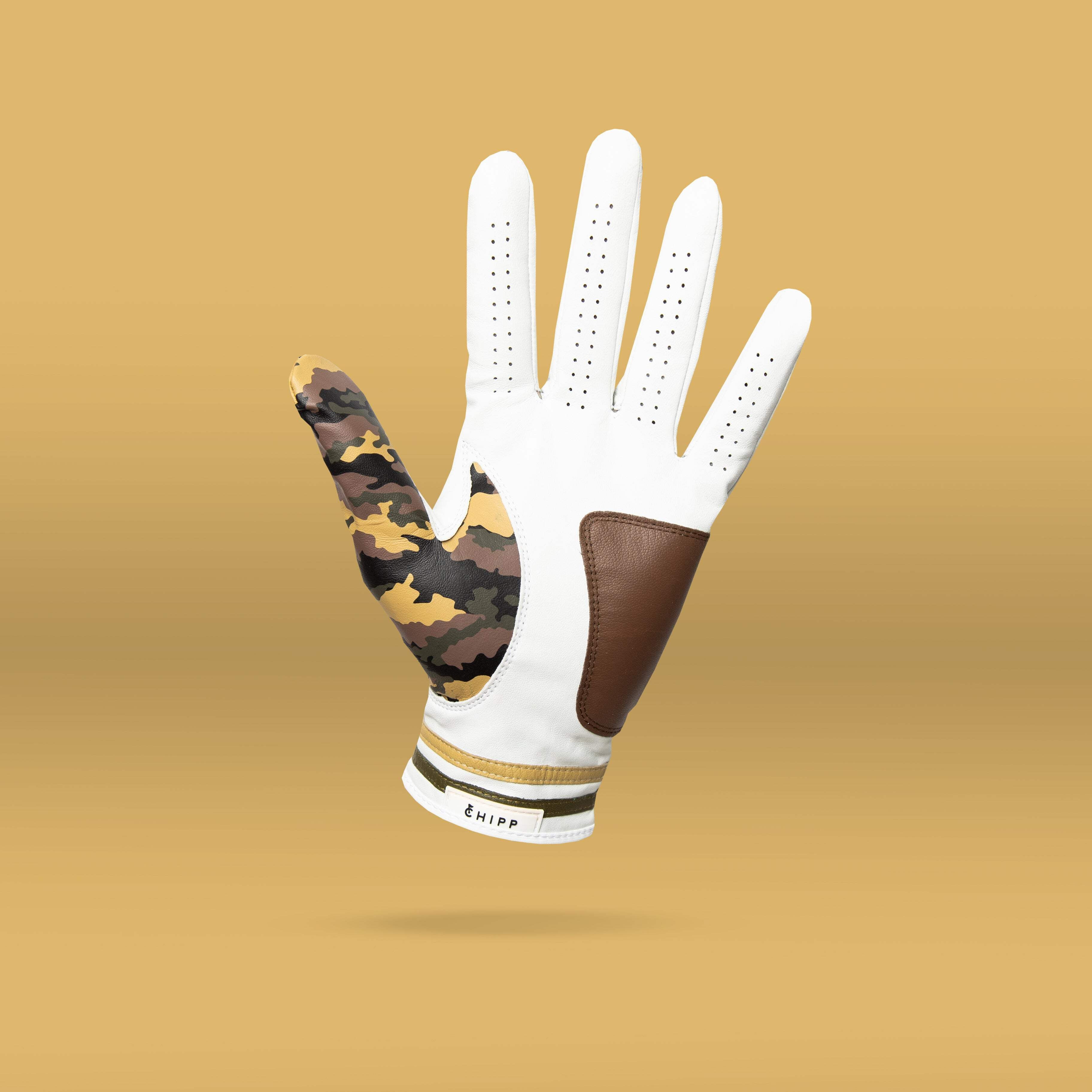 Camo Military Golf Glove | Premium Cabretta Leather & Supportive Palm Pad