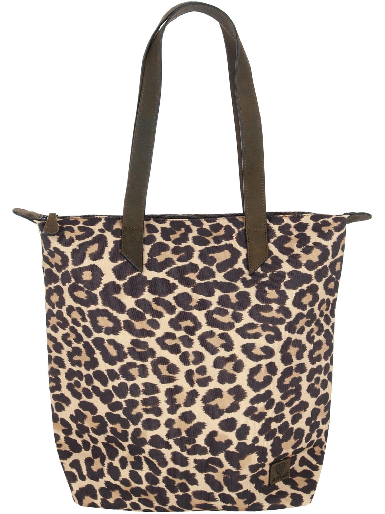 leopard print shopper