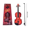 thumbnail image 3 of Simulated Violin Kid Acoustic Violin Toy Withstring For Musical Beginner Develops Instrument Practice Gift, 3 of 5