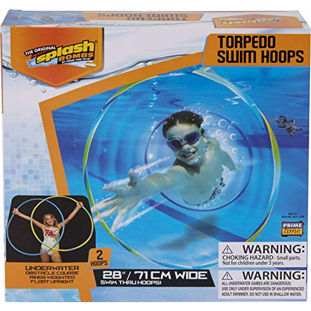 Diving Masters Torpedo Swim Hoops Set, 2Pack
