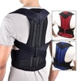 thumbnail image 3 of QJUHUNG Back Brace Flexible Adjustment Posture Corrector Comfortable Elasticity Enhances Athletic Performance Lumbar Support Pillow Red Xxl, 3 of 3