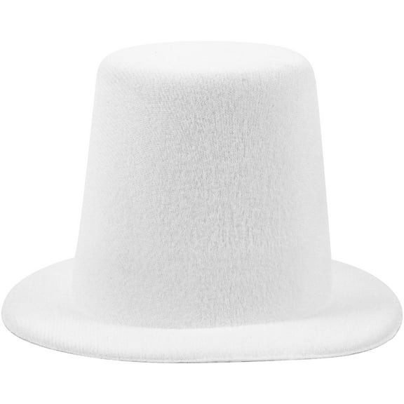 Homoyoyo Small Top Hats Crafts White Mini High Hat Decoration 1Pack Doll Accessory