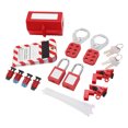 thumbnail image 4 of Circuit Breaker Lockout, Loto Tags Lockout Complete Set Solid Brass  High Sturdiness High Security  For Industrial Chemical, 4 of 8