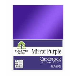 Mirror Purple Metallic MirriCard Cardstock - 8.5 x 11 inch - 100 lb / 12pt - 10 Sheets from Cardstock Warehouse