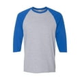 thumbnail image 2 of Gildan Heavy Cotton Three-Quarter Raglan Sleeve Baseball T-Shirt, 2 of 3