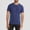 Dark Blue, variant on Men's Cooling Running Shirts Anti Odor Moisture Wicking Breathable Workout Athletic Short Sleeve Lightweight Gym Tee Big and Tall Size XL-5XL White