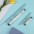 thumbnail image 2 of WEUVEB Plastic Measuring Ruler Transparent 2PCS, 2 of 9