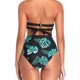 thumbnail image 3 of Traje de baño de primavera y verano para mujer, bikini con cordones estampado sexy, traje de baño separado de cintura alta, 3 of 5