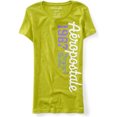 thumbnail image 1 of Aeropostale Womens 1987 SS Graphic T-Shirt, Verde, Small, 1 of 1