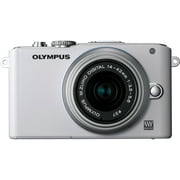 Olympus PEN E-PL3 12.3 Megapixel Mirrorless Camera with Lens, 0.55", 1.65", White