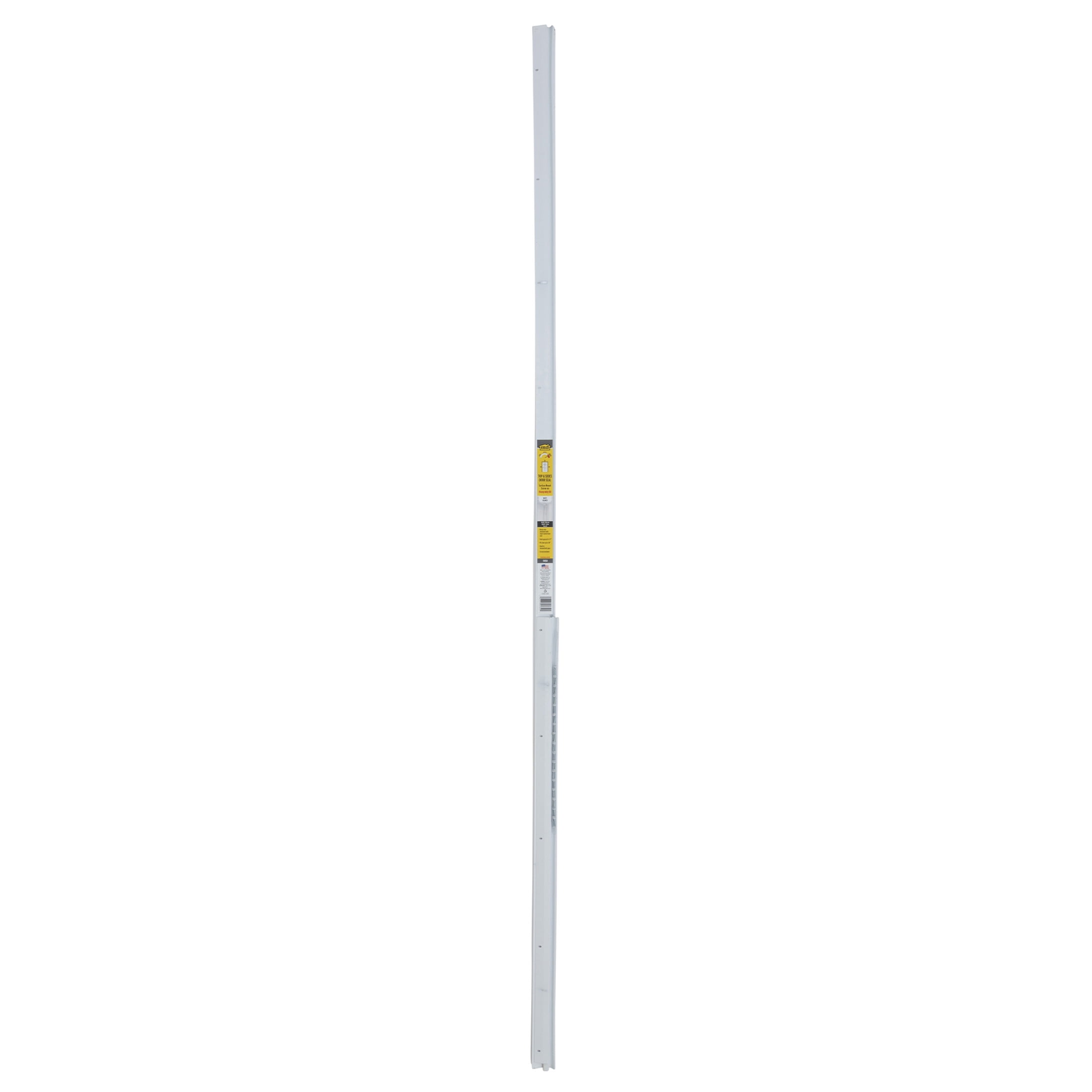 M-D Building Products 91850 White Aluminum and Vinyl-coated Foam Heavy-duty Screw-on Top and Sides Door Seal Kit