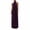 Purple, variant on Women Halter High Neck Sleeveless Maxi Dresses Loose Flowy Gown Evening Party Vacation Dresses for Casual Wedding Guest