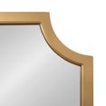 thumbnail image 4 of Kate and Laurel Hogan Scalloped Square Mirror, 24 x 24, Gold, Decorative Modern Glam Wall Mirror for Display with Unique Shape and Large Size, 4 of 8