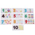 thumbnail image 1 of Cartes Flash Math, Motifs d'Animaux Intéressants et Vivants, Jouet Mathématique en Bois de Fabrication Exquise, pour Plus de 3 Ans, Cartes Flash Math pour Éducation Précoce, 1 of 8