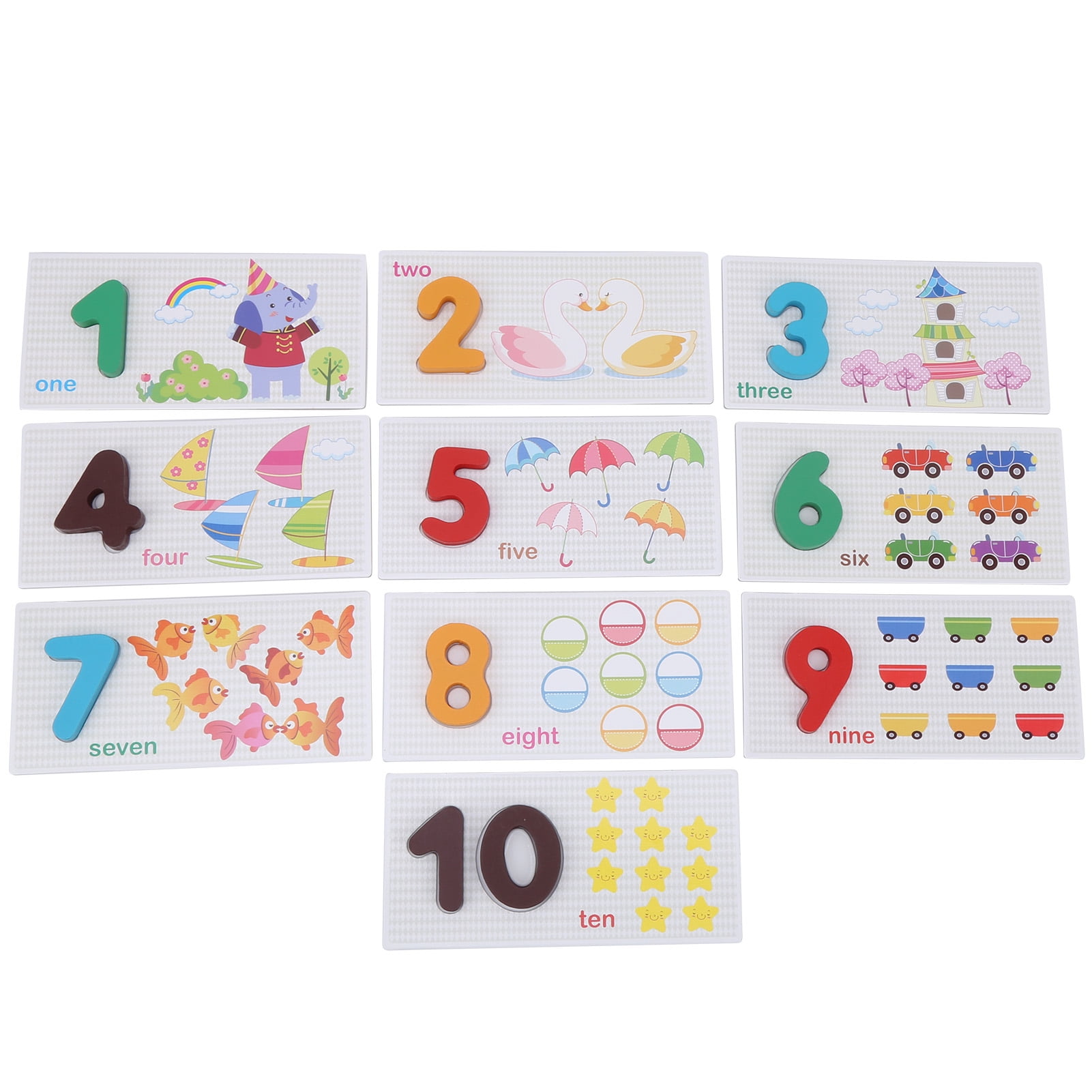 Wooden Math Toy, Lively Wood Math Learning Toy, Portable ...
