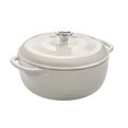 thumbnail image 1 of Lodge Cocotte émaillée, blanc - 6 qt., 1 of 6