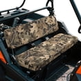 thumbnail image 2 of ZIATUBLES 2-Pack UTV Seat Covers, Universal Waterproof Scratch-Resistant Front Bench Protector Set for Mule, Easy Install Clean for Farm Ranch Truck, Oak Leaf Camo Print, 2 of 8