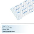 thumbnail image 4 of Flexible Flat Cable, 30mm 1mm Pitch 14 Pins FPC FFC Flexible Ribbon Cable 10Pcs, 4 of 6