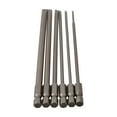 thumbnail image 4 of 6Pcs 100/150Mm Slotted Screwdriver Bit Set /4'' Hex Shank Magnetic Flat Head Screw Driver Screwdriver Bits Sl2 Sl2.5 Sl3 Sl4 Sl5, 4 of 6