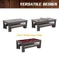 thumbnail image 3 of 7' Pool Table, 3-in-1 Dining Top & Table Tennis with Game Accessories & Rolling Storage Caddy Prescott Barrington Billiards, 3 of 7