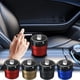 thumbnail image 1 of Cenicero de coche con luz LED y forro cerámico - ABS retardante de llama, apertura con un solo clic, que encaja en el portavasos o el clip de ventilación, azul o rojo, 1 of 6