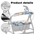 thumbnail image 5 of HELLHERO Removable Rollator Walker Seat Covers Stretchable Material Most Standard Sized Rollator Walker Seat Back Cover Wave and Carp Pattern, 5 of 10