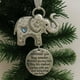 thumbnail image 4 of Adorno navideño de la amistad para mujer | Adorno de metal con forma de elefante para árbol con palabras inspiradoras | Regalo navideño para mejores amigas y hermanas, 4 of 4