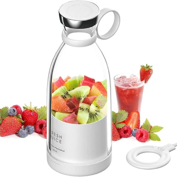 Pink Smoothie Blender, 350ml Mini Portable Blender Mixer, Fresh Juice Blender Bottle, Smoothie Mixer Bottle Multifunctional Personal Bottle With Wirel