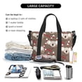 thumbnail image 4 of Travel Duffle Bag Cute Koala Brown Red Travel Tote Bags Carry on Luggage Waterproof Weekender Bags with Top Handle Adjustable Shoulde Strap for Travel Gym, 4 of 5
