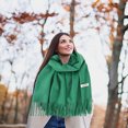 thumbnail image 3 of Riforla Unisex Plain Solid Color Winter Scarf Feel Soft Classic Heating&warming Equipment U, 3 of 3