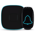thumbnail image 1 of Timbre Inalámbrico Impermeable Malubero Con 1 Transmiso 1 Receptores Negro Led Azul, 1 of 5