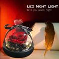 thumbnail image 5 of Gift for Women Forever Preserved Real Rose in Glass Dome Gift for Valentine's Day Mother's Day Christmas Anniversary Birthday, 5 of 6