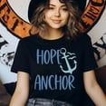 thumbnail image 3 of Hope Is My Anchor Shirt – Christian Nautical Faith T-Shirt, White, Size S, 3 of 6
