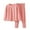 Pink, variant on Cute Summer Set, Kids' Solid Color Warm Home Sleepwear Two-Piece