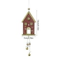 thumbnail image 3 of karymi Christmas Wooden House Long Hanging Ornament Christmas Tree Window Display Holiday Decoration Hanging Ornament Living Room Decor Limited Time Deal Limited Time Deal Shop All Savings, 3 of 6