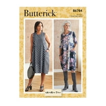 Butterick Sewing Pattern 6784 - Misses' Dress, Size: Y (4-6-8-10-12-14)