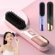 thumbnail image 2 of Cordless Hair Straightener Brush with 4 Setting LED Temperature Display Electric Negative Ions Ceramic Hot Comb 360 DegreeAnti-Scald, 2 of 5